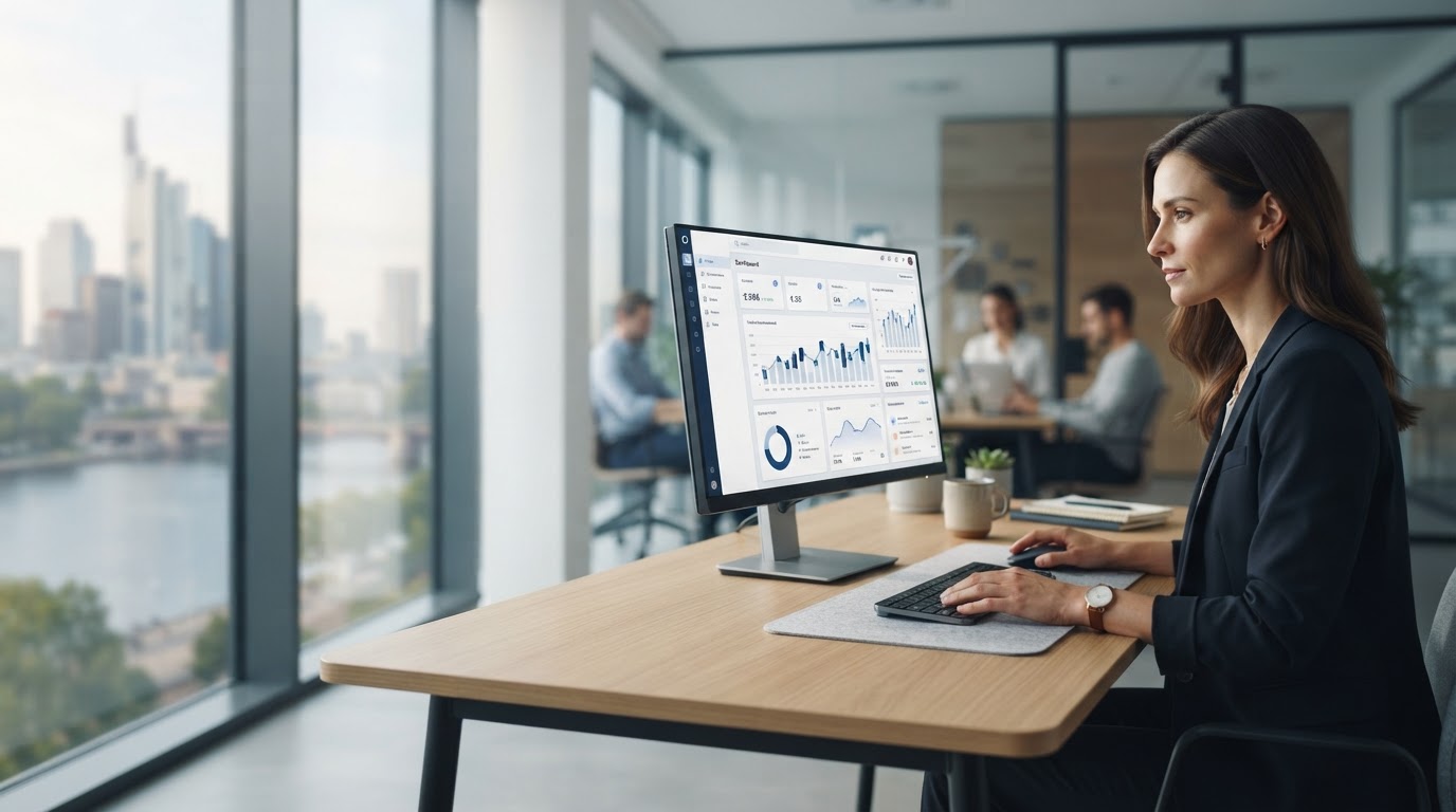 GeldBot AI predictive analytics dashboard visualizing market data streams
